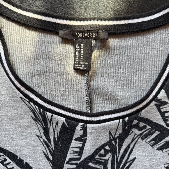 Forever 21 Palm Tree Tank Dress, Size Medium - Picture 7 of 7